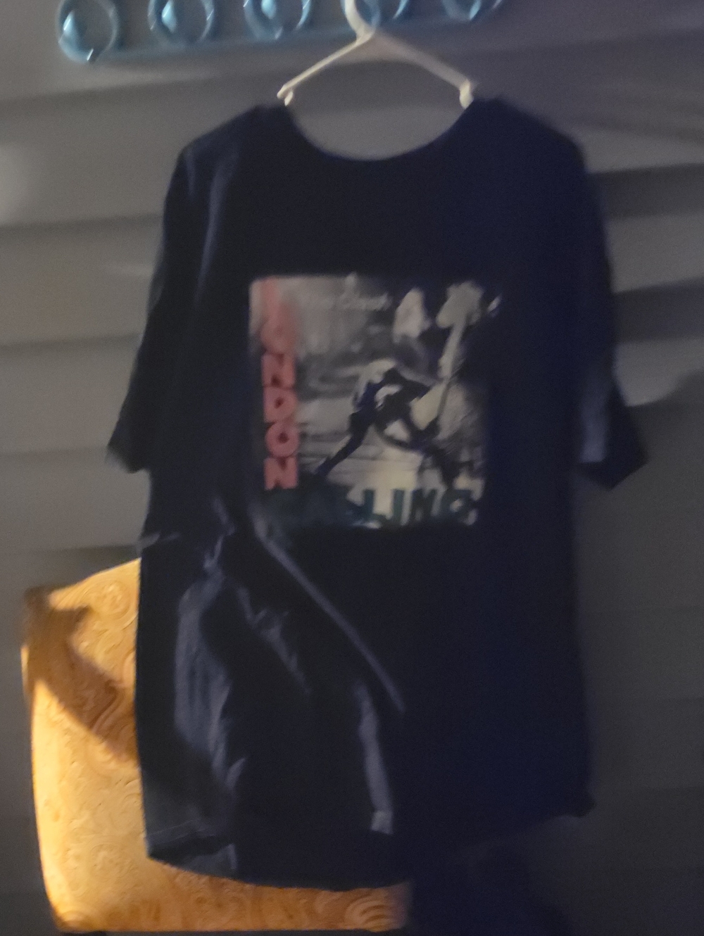 Graphic Tee - Black London Calling The Clash Print